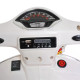 Kids Ride On Vespa Motorcycle W/LED Lights - White