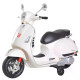 Kids Ride On Vespa Motorcycle W/LED Lights - White