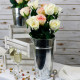 Galvanised Vase 25cm