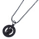 Chelsea FC Black Plated Pendant &amp; Chain