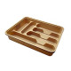 Large Cutlery Tray Plastic Drawer Organizer for Kitchen 38.5cm x 30.5cm - Random Colour