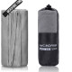 Compact Fast Drying Microfibre Beach Towel for Travel Camping Swimming 80*180cm - Grey