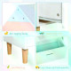 Kids House-Designed Bookshelf, with Drawer – Blue &amp; White
