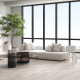 Modern Side Table with Hidden Storage Space, Round Night Stand with Removable Tray Wood Frame End Coffee Table for Living Room, 