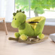 Kids Rocking Horse, Plush Ride-On Dinosaur Seat, with Seat Safety Belt, 32 Songs, Ride-On Horse
