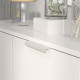 Five-Shelf Shoe Storage Cupboard - White