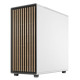 Fractal Design North XL Chalk White (TG Clear) Case w/ Clear Glass Window, E-ATX, 3 PWM Fans, USB-C, Oak Front
