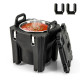 30L Portable Food Warmer with Stainless Steel Barrel for Catering Banquets Parties Camping