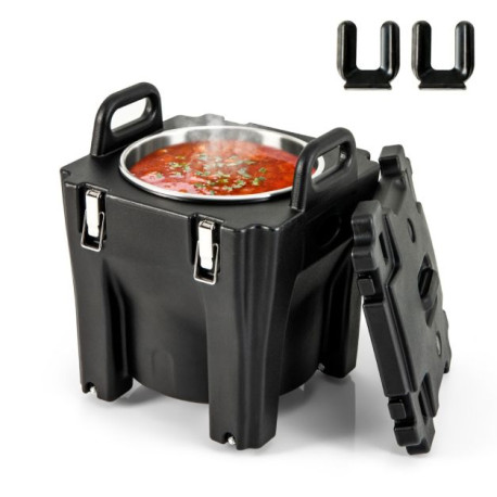 30L Portable Food Warmer with Stainless Steel Barrel for Catering Banquets Parties Camping