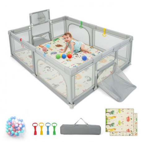 Large Baby Playpen with Mat and Ocean balls