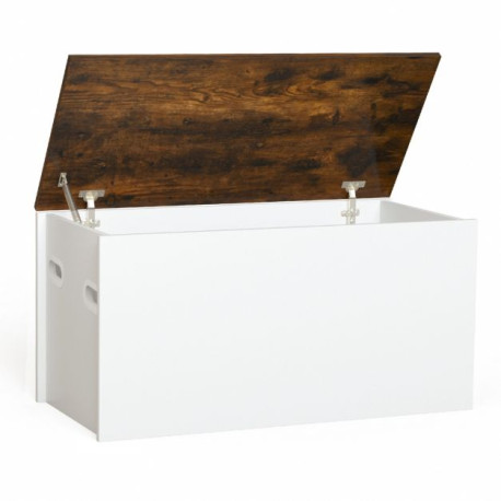 Flip-top Kids Storage Chest Toy Storage Bench with Handle