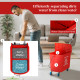 20L Mop Bucket on Wheels, with Water Separation Panel - Red