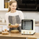 Mini Oven, 15 Litres Electric Oven and Grill with 60-230℃ Adjustable Temperature, 60 Minute Timer, Include Baking Tray, Wire Rac