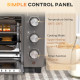 21L Mini Countertop Oven, 100°C-230°C Adjustable Temp - Grey