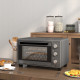 21L Mini Countertop Oven, 100°C-230°C Adjustable Temp - Grey