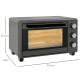 21L Mini Countertop Oven, 100°C-230°C Adjustable Temp - Grey