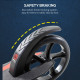 Foldable Kick Scooter with Double Shock Absorption and Big Wheels, Height Adjustable Aluminium Frame Big Wheel Scooter for 14+ T