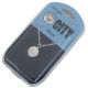 Manchester City FC Silver Plated Pendant &amp; Chain