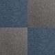40 x Carpet Tiles 10m2 / Storm Blue &amp; Anthracite