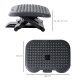 Footrest Adjustable Height &amp; Angle Tilting Platform Home Office Foot Rest Charcoal Grey