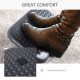 Footrest Adjustable Height &amp; Angle Tilting Platform Home Office Foot Rest Charcoal Grey