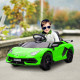 Lamborghini Licensed 12V kids Electric Car w/ Butterfly Doors, Remote, Music, Horn, Suspension - Green