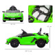 Lamborghini Licensed 12V kids Electric Car w/ Butterfly Doors, Remote, Music, Horn, Suspension - Green