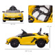 Lamborghini Licensed 12V kids Electric Car w/ Butterfly Doors, Remote, Music, Horn, Suspension - Yellow