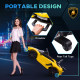 Lamborghini Licensed 12V kids Electric Car w/ Butterfly Doors, Remote, Music, Horn, Suspension - Yellow