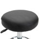 Vinsetto Round Rolling Stool, PU Leather Height Adjustable Stool Chair with Wheels and Swivel Seat for Salon, Massage, Spa, Home