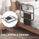 Folding Bed Rail for Elderly Adults, Bed Assist Rail with Storage Pocket for Disabled, Pregnant, Black