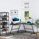 L Shaped Gaming Desk, Corner Computer Desk with Keyboard Tray, Work Table for Home Office, Study Workstation, 130 x 130 x 73.5cm