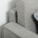 Modern 2 Seater Sofa with Hidden Storage, 117cm Tufted Cotton Couch with Wood Legs, Compact Loveseat for Living Room, Kitchen, L
