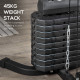 Multi-Exercise Gym Station, with 45kg Weight Stack, for Full Body Workout