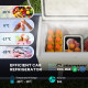 Outsunny 16L Portable Car Fridge, -20℃ to 10℃ Adjustable Temperature - Khaki/Grey