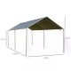 Outsunny 3 x 6m Heavy Duty Carport Garage Car Shelter Galvanized Steel Outdoor Open Canopy Tent Water UV Resistant Waterproof, G