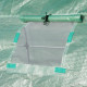 Outsunny 6 x 3 x 2m Greenhouse Replacement Cover ONLY Winter Garden Plant PE Cover for Tunnel Walk-in Greenhouse with Roll-up Wi