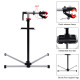 Bike Repair Stand Workstation, Bicycle Maintenance Workstand, Height Adjustable, with Tool Tray &amp; 360° Rotating Adjustable Clamp