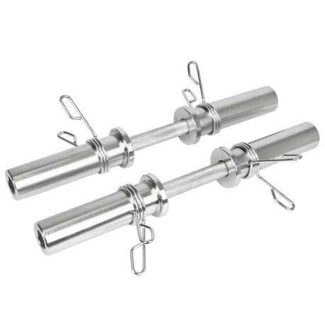 Komodo 2 Inch Olympic Dumbell Bars with Spring Collars