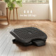 Footrest Adjustable Height &amp; Angle Tilting Platform Home Office Foot Rest Black