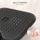 Footrest Adjustable Height &amp; Angle Tilting Platform Home Office Foot Rest Black