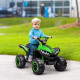 12V Ride-On Quad Bike w/ Music, Horn, for Ages 3-5 Years - Green