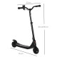 Electric Scooter, 120W Motor E-Scooter, Adjustable Height, Rear Brake for Ages 6+ Years - Black