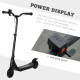Electric Scooter, 120W Motor E-Scooter, Adjustable Height, Rear Brake for Ages 6+ Years - Black