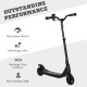 Electric Scooter, 120W Motor E-Scooter, Adjustable Height, Rear Brake for Ages 6+ Years - Black