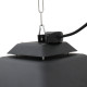 Outsunny Hanging Electric Patio Heater with 2 Power Settings, 1000/2000W Waterproof Ceiling Mounted Aluminium Halogen Infrared O