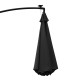 Outsunny 3m LED Patio Banana Umbrella Cantilever Parasol w/ Crank Cross Base Hanging Offset Umbrella Frame Steel  Aluminium Gard