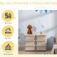 Kids Storage Unit, with Six Drawers - Cream