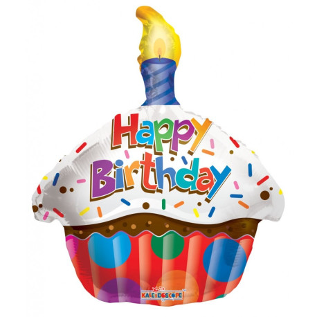 18"" Birthday Cupcake Balloon