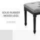 Fabric Bed End Bench Side Chaise Lounge Sofa Velvet Upholstered Tufted Accent Window Seat for Bedroom, Living Room, Hallway, Gre
